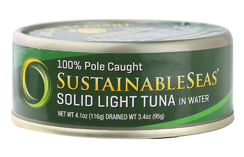 Sustainable Seas Solid Light Tuna in Water -- 4.1 oz