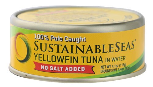 Sustainable Seas YellowfinTuna in Water No Salt Added -- 4.1 oz