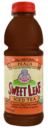 Sweet Leaf Tea Organic Iced Tea Peach -- 16 fl oz