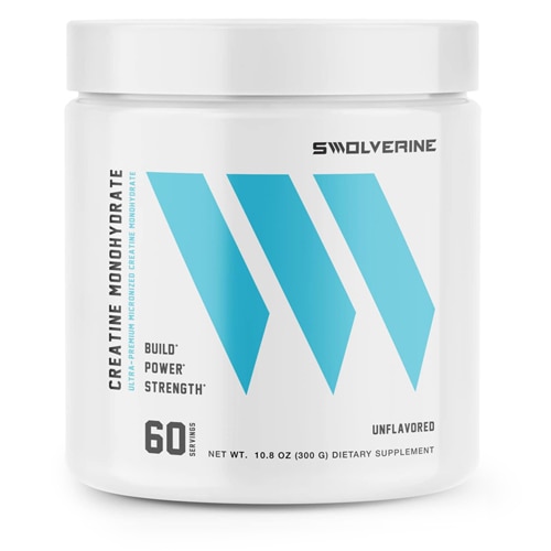 Swolverine Creatine Monohydrate Powder Unflavored