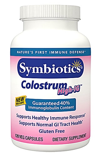 Symbiotics Colostrum High-Ig™ -- 120 Veg Capsules