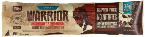 Tanka Onnit Warrior Bar Buffalo Meat Cranberries and Pepper Blend -- 2 oz