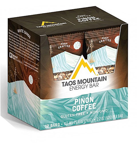 Taos Mountain Energy Bar Gluten Free Pinon Coffee -- 12 Bars