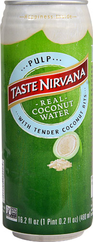 Taste Nirvana Real Coconut Water with Pulp -- 16 fl oz