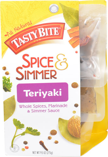 Tasty Bite Spice &amp; Simmer Sauce Kit Gluten Free Teriyaki -- 9.5 oz