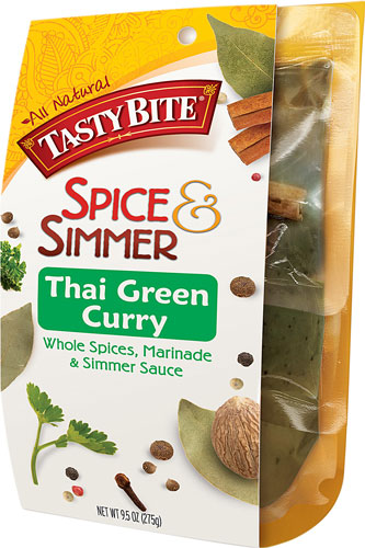 Tasty Bite Spice &amp; Simmer Sauce Kit Gluten Free Thai Green Curry -- 9.5 oz