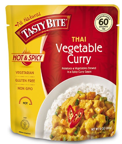 Tasty Bite Thai Entreé Gluten Free Hot &amp; Spicy Vegetable Curry -- 10 oz
