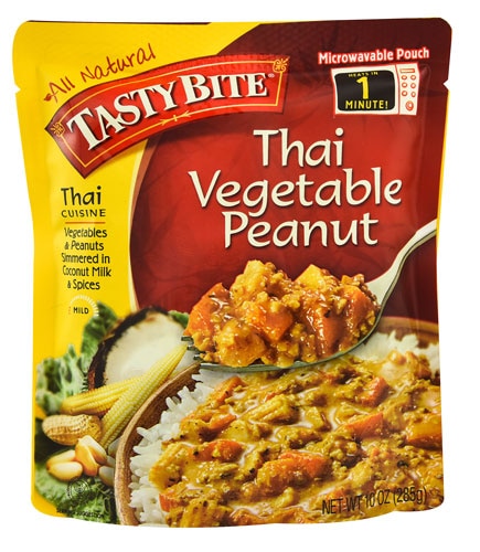 Tasty Bite Thai Entreé Gluten Free Vegetable Peanut -- 10 oz