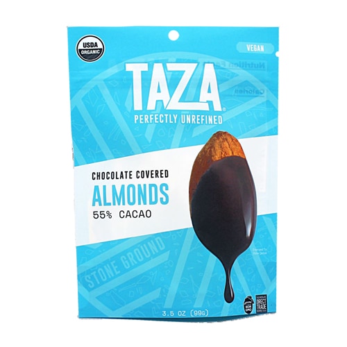 Taza Chocolate Almonds Dark Chocolate Covered