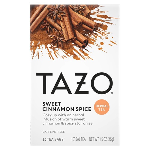 Tazo Herbal Sweet Cinnamon Spice Tea Bags -- 20 Tea Bags