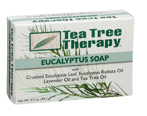 Tea Tree Therapy Eucalyptus Soap Vegetable Base -- 3.5 oz