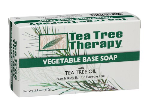 Tea Tree Therapy Vegetable Base Soap with Tea Tree Oil -- 3.5 oz