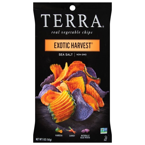 Terra Gluten Free Real Vegetable Chips Exotic Harvest Sea Salt -- 5 oz