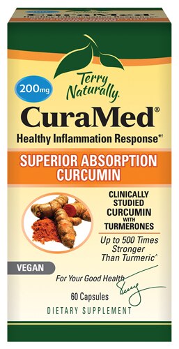 Terry Naturally CuraMed® Healthy Inflammation Response -- 200 mg - 60 Capsules