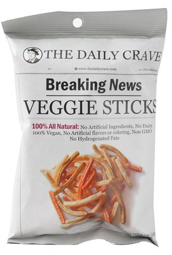 The Daily Crave Veggie Sticks -- 1 oz