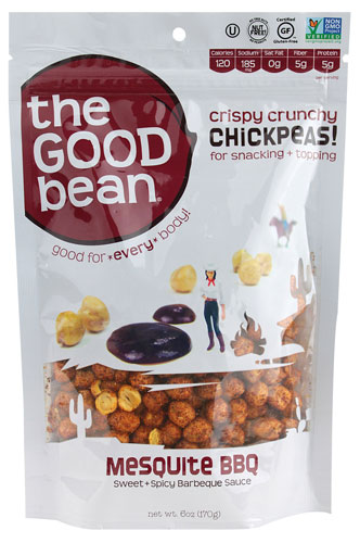The Good Bean Chickpeas Mesquite BBQ -- 6 oz