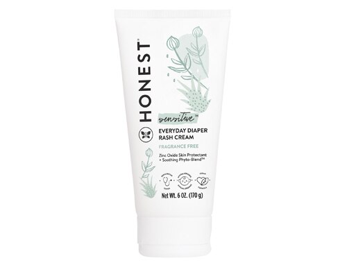 The Honest Company Sensitive Everyday Diaper Rash Cream Fragrance Free -- 2.5 oz