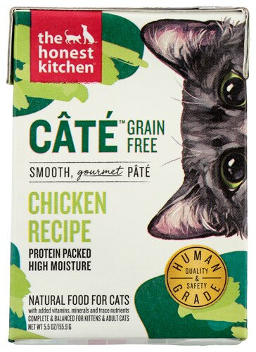 The Honest Kitchen Cate Grain Free Chicken Pate Wet Cat Food