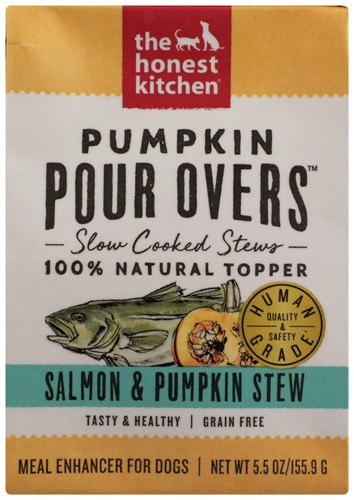 Pour overs dog clearance food