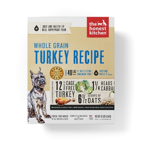 The Honest Kitchen Whole Grain Dehydrated Dog Food Turkey Recipe -- 10 lbs