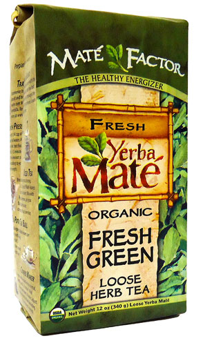 The Mate Factor Original Fresh Green Yerba Mate Loose Tea -- 12 oz