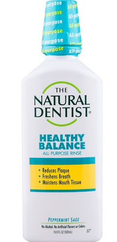 The Natural Dentist Healthy Balance™ All Purpose Rinse Peppermint Sage -- 16 fl oz