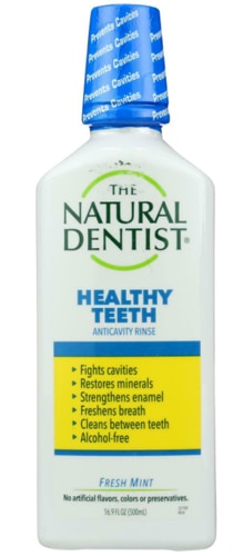 The Natural Dentist Healthy Teeth™ Fluoride Rinse Fresh Mint -- 16.9 fl oz