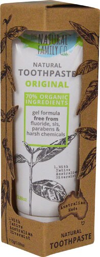 The Natural Family Co Natural Toothpaste Original Australian River Mint -- 3.88 oz