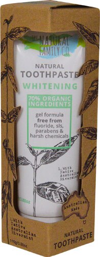 The Natural Family Co Natural Toothpaste Whitening Australian River Mint -- 3.88 oz