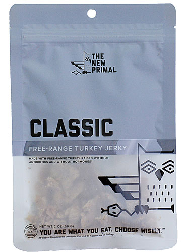 The New Primal Gluten Free Turkey Jerky Free Range Classic -- 2 oz