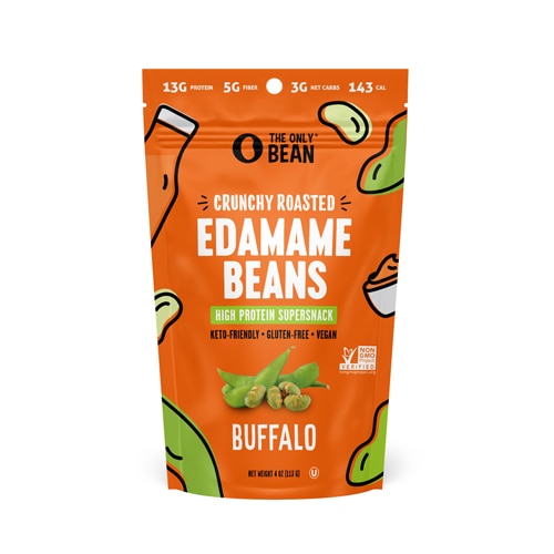 The Only Bean Crunchy Roasted Edamame Beans Buffalo