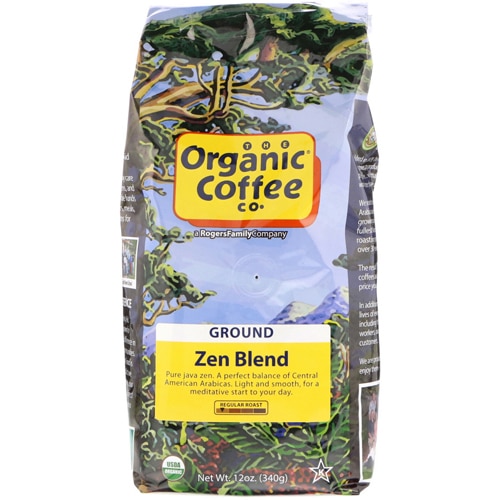 The Organic Coffee Co Ground Coffee Zen Blend -- 12 oz