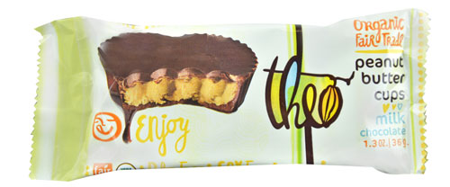 Theo Peanut Butter Cups Milk Chocolate -- 1.3 oz