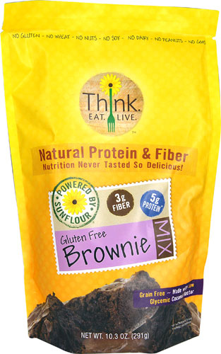 Think Eat Live Natural Protein Gluten Free Brownie Mix -- 10.3 oz