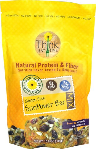 Think Eat Live Natural Protein SunPower Bar Mix Gluten Free -- 10.9 oz