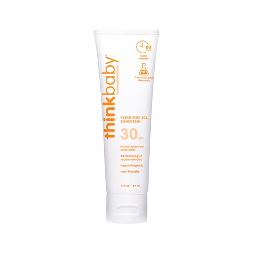 Thinkbaby Sunscreen Lotion Clear Zinc SPF 30