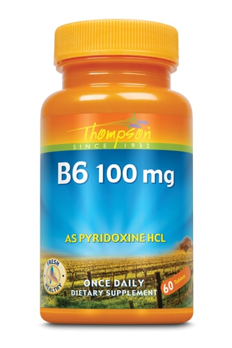 Thompson B 6 as Pyridoxine HCL -- 100 mg - 60 Tablets