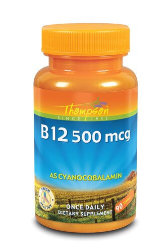 Thompson B12 -- 500 mcg - 90 Tablets