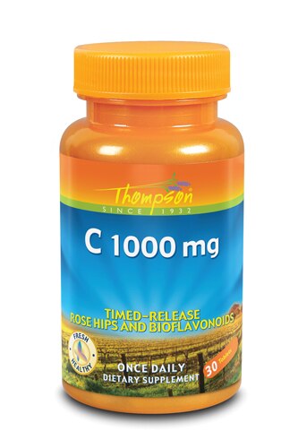 Thompson C Plus Rose Hips and Bioflavonoids -- 1000 mg - 30 Tablets