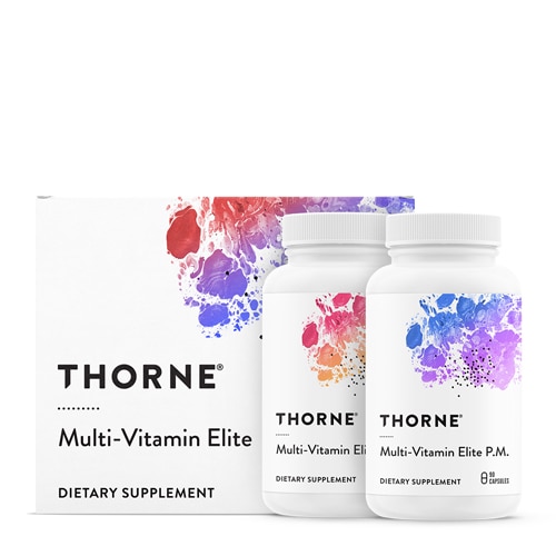 Thorne Multi-Vitamin Elite AM & PM - NSF Certified for Sport