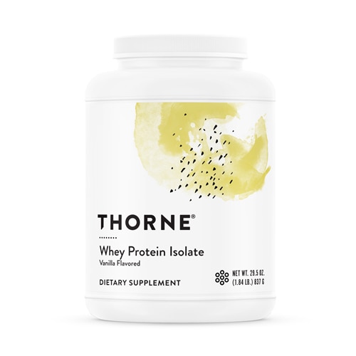 Thorne Whey Protein Isolate - NSF Certified for Sport Vanilla