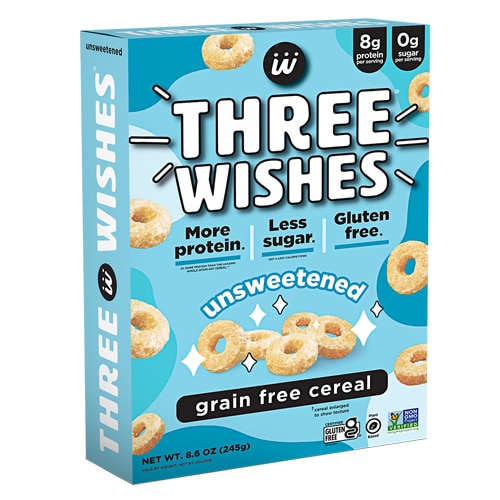 Three Wishes Gluten Free Cereal High Protein Unsweetened