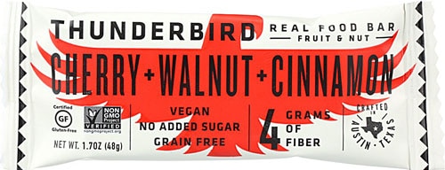 Thunderbird Energetica Real Food Bar Cherry Walnut Cinnamon Crunch -- 1.7 oz