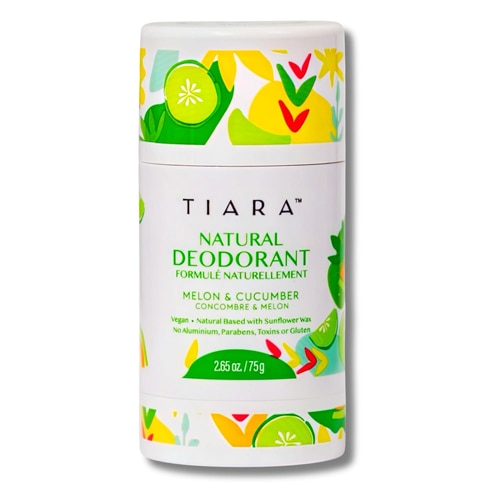 Tiara Natural Deodorant Aluminum Free - Melon & Cucumber