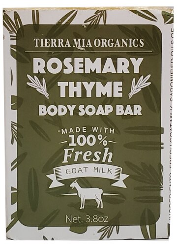 Tierra Mia Organics Body Soap Bar Rosemary & Thyme -- 3.8 oz