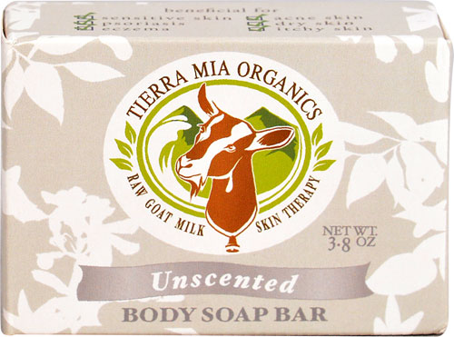 Tierra Mia Organics Body Soap Bar Unscented -- 3.8 oz