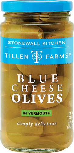 Tillen Farms Blue Cheese Olives in Vermouth