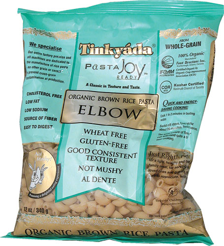 Tinkyada Organic Brown Rice Pasta Elbows Gluten Free -- 12 oz