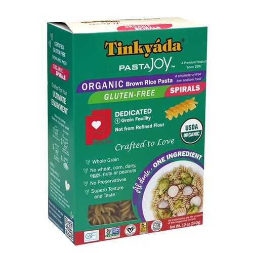Tinkyada Organic Brown Rice Pasta Spirals Gluten Free