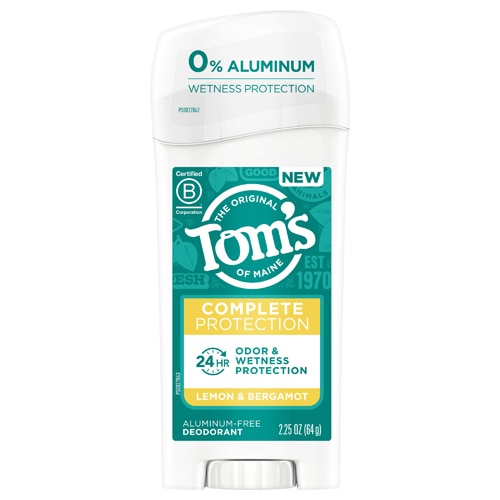 Tom's of Maine Aluminum-Free Deodorant Complete Protection Lemon & Bergamot
